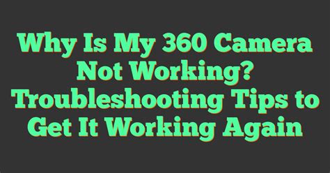 Image result for Why Camera Not Working