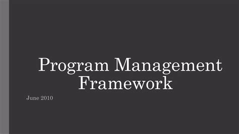 Program Mgmt 的图像结果