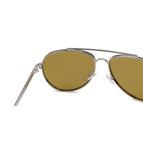 Shop online for Silver Black Yellow Full Rim Aviator Vincent Chase ...