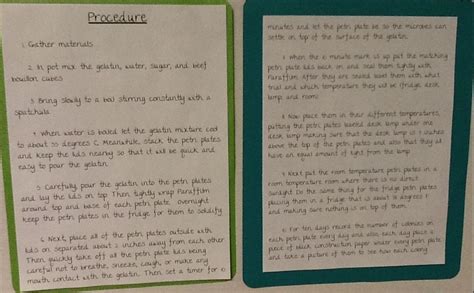 Image result for Procedure Science Project