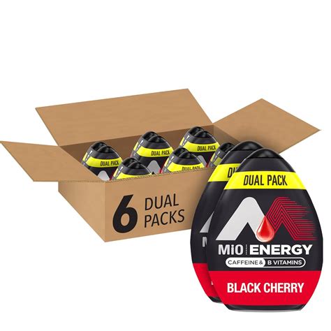Amazon.com: MiO Energy Water Enhancer - Black Cherry Naturally Flavored ...