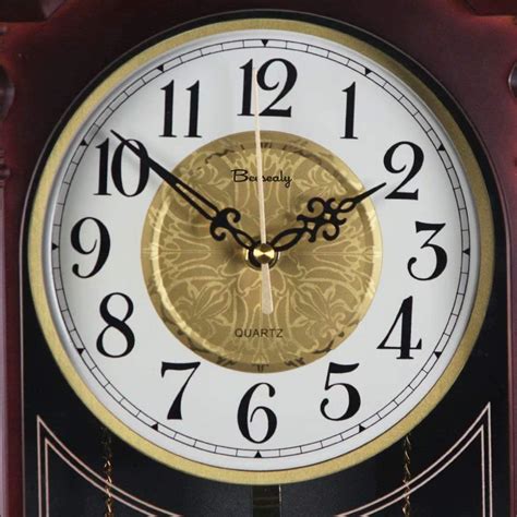 Beesealy Elegant Silent Pendulum Grandfather Clock for Home India | Ubuy
