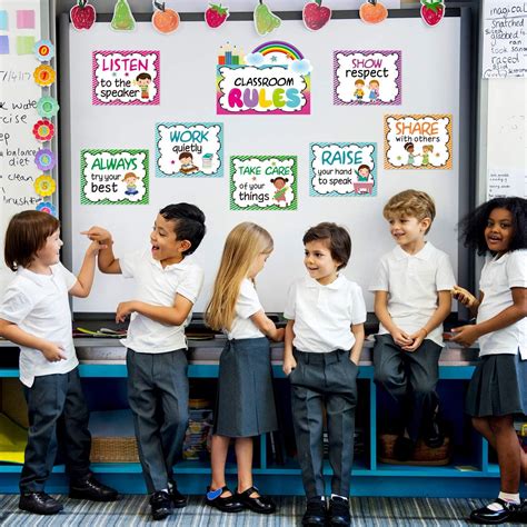 Chiazllta Classroom Rules Poster Set for All Grade Levels India | Ubuy