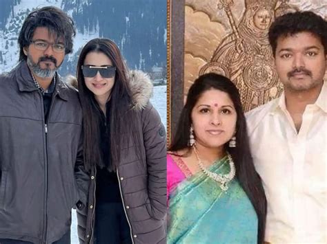Vijay Sangeetha Divorce Due To Trisha Liplock | விஜய்-சங்கீதா ...