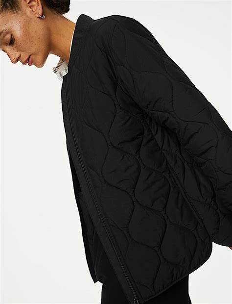 Buy Recycled Thermowarmth™ Lightweight Quilted Jacket at Marks & Spencer