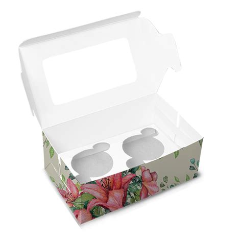 Buy Vintage Lily Print Cupcake Boxes Online. Shop Today. – Schmancy