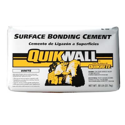 White Concrete, Cement & Stucco Mixes at Lowes.com