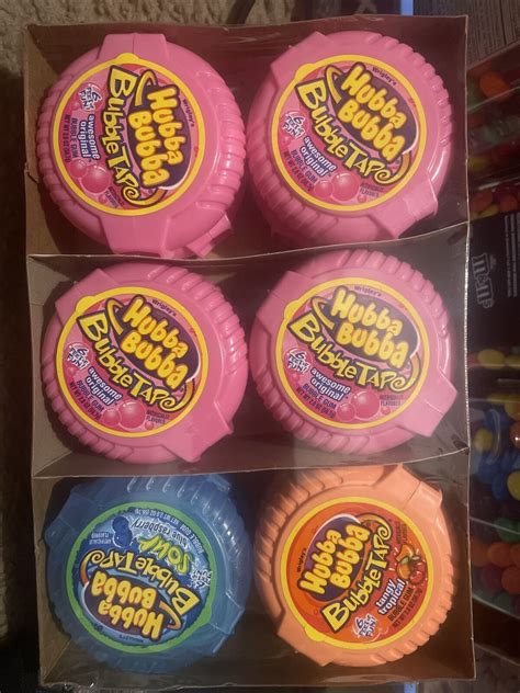 Buy Hubba Bubba Bubble Tape Gum Assorted Flavors Candy Bulk (Box of 12 ...
