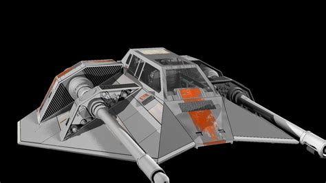 Star Wars T47 Snowspeeder 3D model | CGTrader