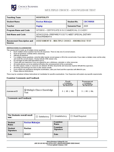 Image result for Class B Knowledge Test