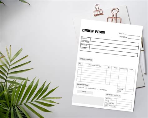 Image result for Business Order Form