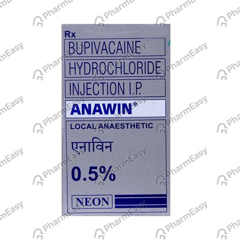 Anawin 5 MG/ML Injection (20): Uses, Side Effects, Price & Dosage ...