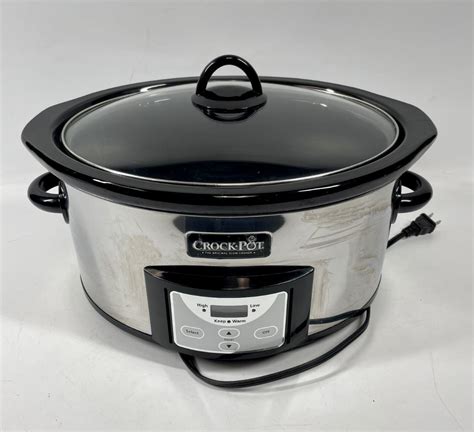 Digital 6 Quart Crock Pot Slow Cooker | EstateSales.org