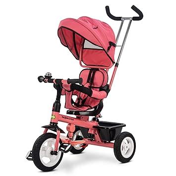 Baybee Mario Sportz Trikes Tricycle for Kids, Baby Cycle with Parental ...