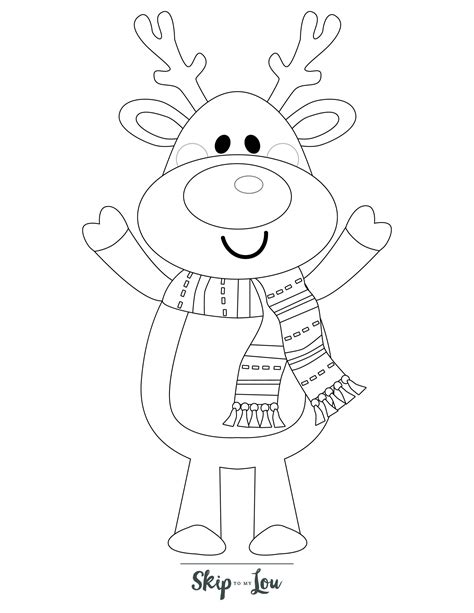 Free printable coloring pages reindeer, Download Free printable ...