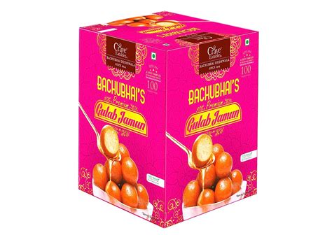 Crave Eatables Bachubhai's Gulab Jamun (Pack of 1 Kg × 1) : Amazon.in ...