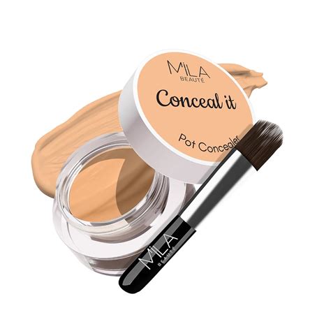 Buy Mila Beauté Conceal It Pot Concealerwith Brush | Enriched With SPF ...
