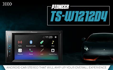 Pioneer Car Stereo DMH-A245BT,15.7 cm (6.2) WVGA Clear Resistive ...