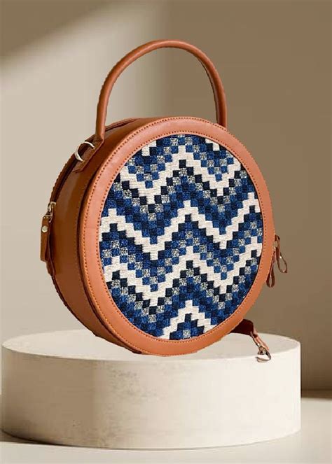 Get Circular Chevron Printed Sling Bag at ₹ 1500 | LBB Shop