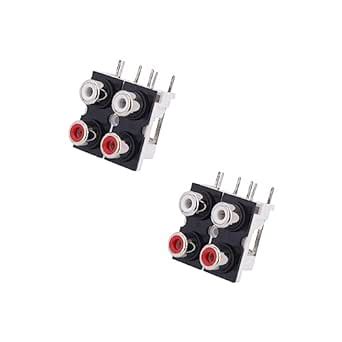 MX RCA FEMALE CONNECTOR IDEAL FOR AUDIO, SUBWOOFER, SPEAKER, HOME ...