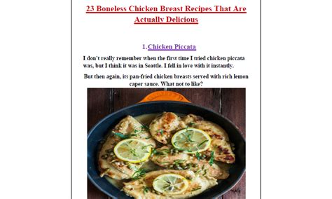 Boneless Chicken Breast Recipe's:Amazon.in:Appstore for Android