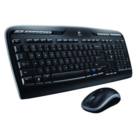 Keyboard/Mouse Combo Logitech Wireless MK320 - Whitebird