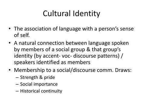 Cultural Identity 的图像结果