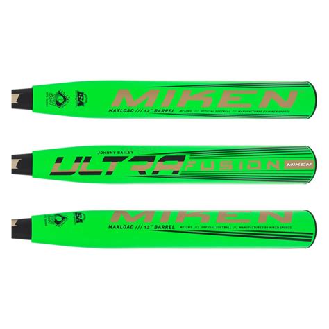 Miken Ultra Fusion 12" Johnny Bailey Maxload Senior Slow Pitch Softball ...