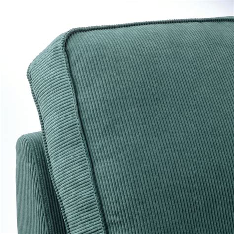KIVIK 3-seat sofa, Kelinge grey-turquoise - IKEA