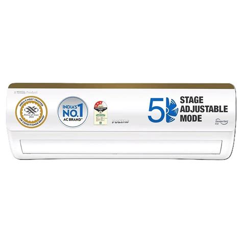VOLTAS 1 Ton 3 Star Inverter Split AC White (Copper Condenser, SAC 123V ...