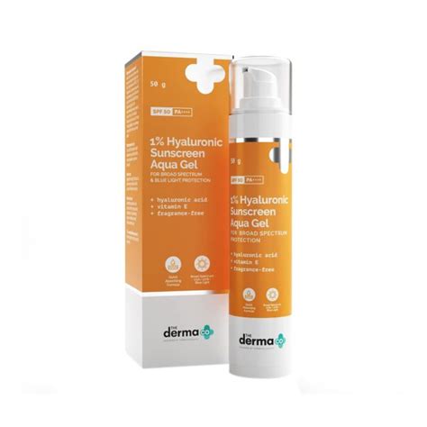 Dermaco 1% Hyaluronic Sunscreen SPF 50 Aqua Gel 50 gm