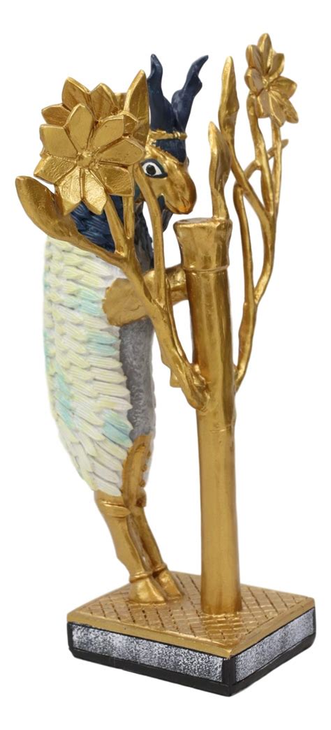 Ebros World Archaeology Golden Ram In The Thicket Statue 7 | Desertcart ...