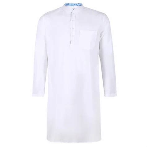 Solid Mens Kurta - White Kurta Manufacturer from New Delhi