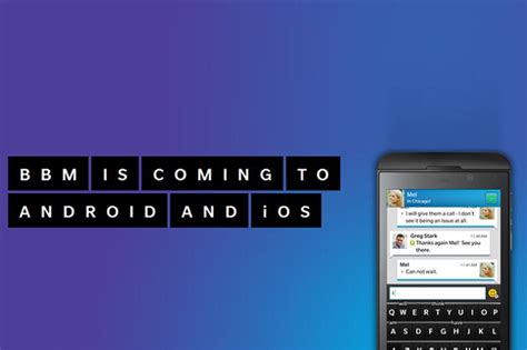 BBM, o mensageiro da BlackBerry, chega para Android e iOS