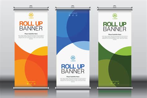 "Stand Out in Style! 🚀 Roll Up Banner Design Templates - Modern and ...
