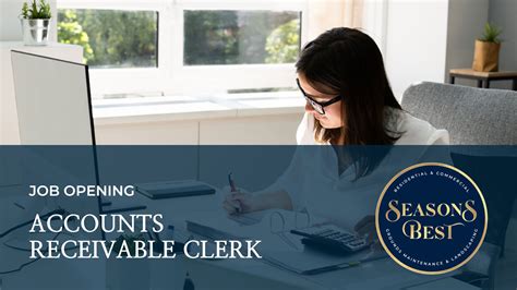Accounts Receivable Job Opening - Seasons Best Landscaping