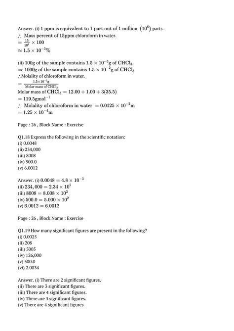 Class 11 Chemistry Chapter First Exercise Questions 的图像结果