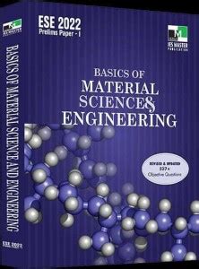 ESE 2022 - BASICS OF MATERIAL SCIENCE AND ENGINEERING: Buy ESE 2022 ...