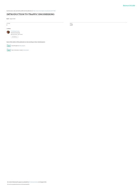 Traffic Engineering Calculation PDF 的图像结果