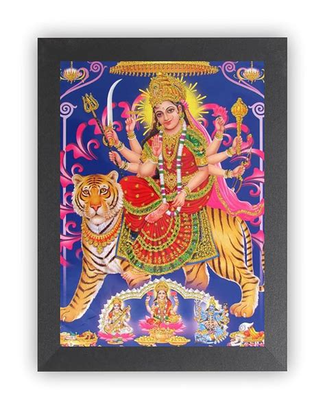Nuoshopping Durga MAA NAV ROOP Photo Frame | Durga MAA Photo Frame ...
