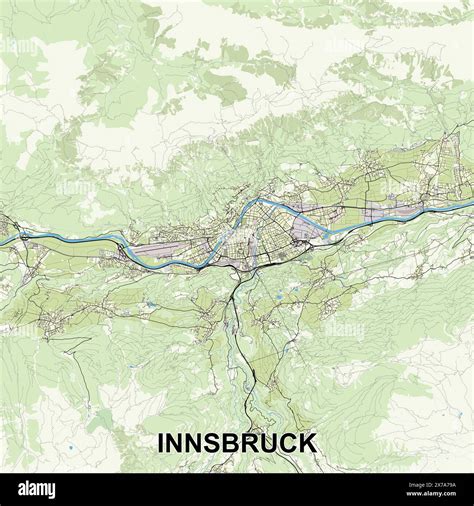 Innsbruck austria Stock Vector Images - Alamy - map of austria innsbruck