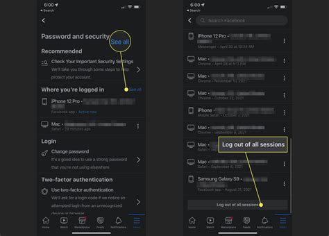 Image result for How to Log Out of Facebook On Computer