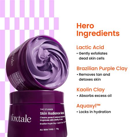 De-Tan Glow Face Mask for Instant Tan Removal & Skin Hydration - Foxtale