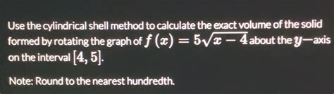 Image result for Volume Using the Cylindrical Shell Method