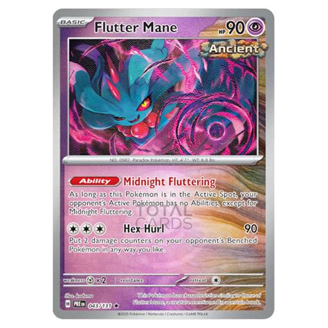 Pokemon - Scarlet & Violet - Prismatic Evolutions - Flutter Mane - 043