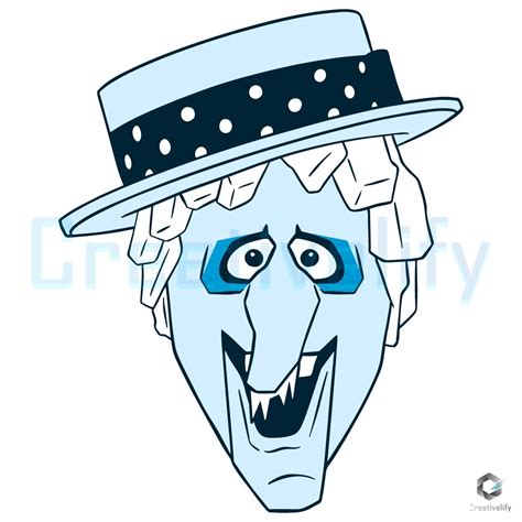 Snow Miser Face Miser Brothers Svg - CreativeLify