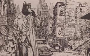Blacksad John Blacksad Frameless Fine Quality Poster Paper Print ...