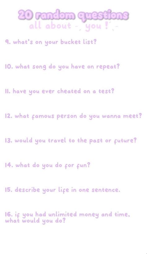 Image result for 25 Random Questions