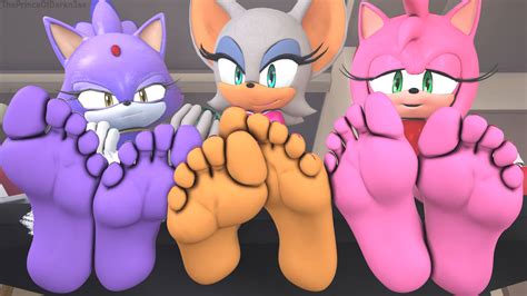 Three Sonic Girls' Feet (Complete Pairs) by ThePrinceOfDarkn3ss on ...