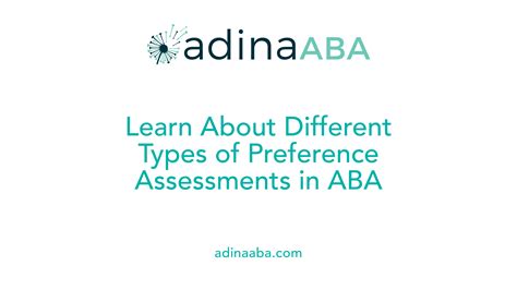 Using preference assessments in ABA